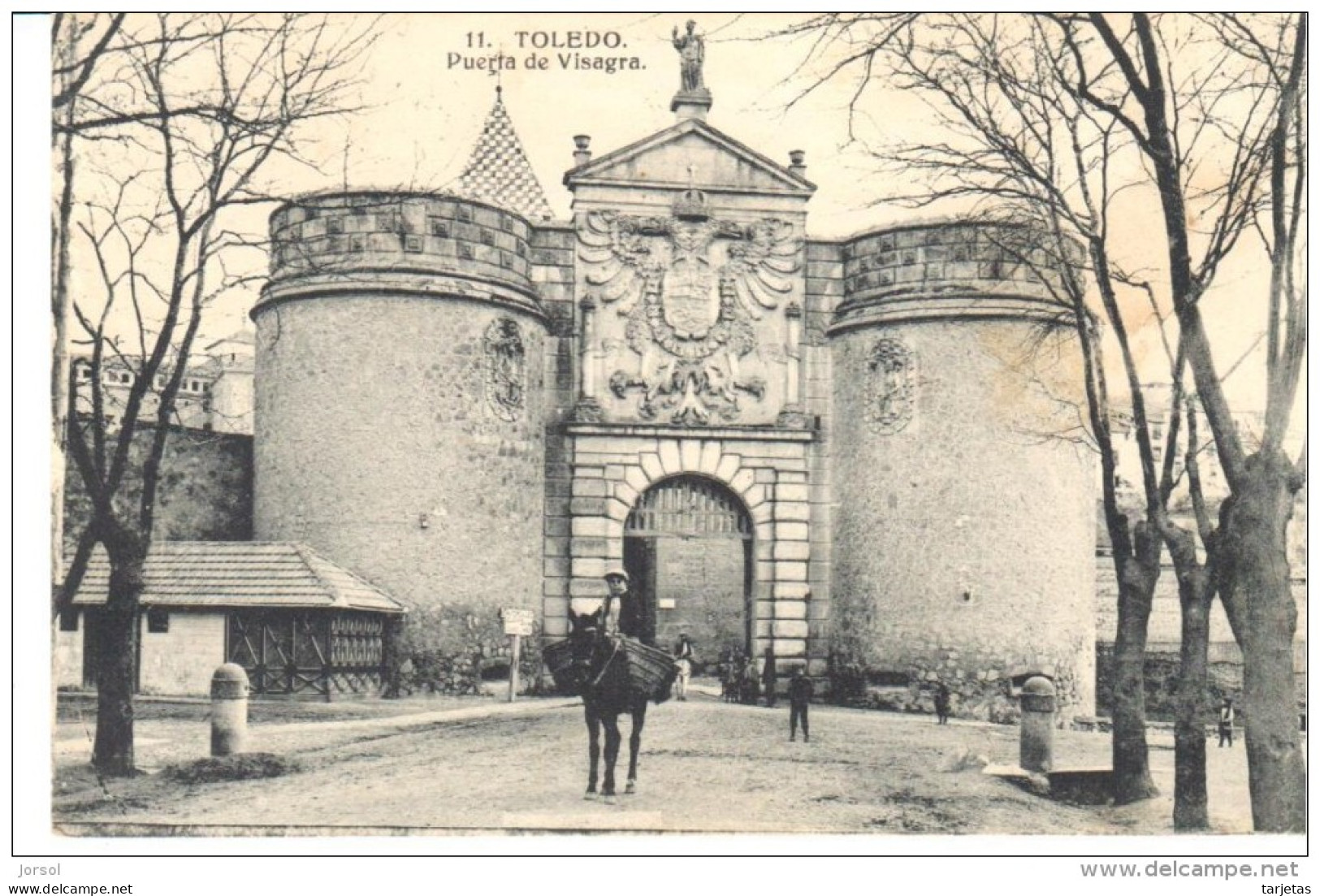 POSTAL   TOLEDO - ESPAÑA - PUERTA DE VISAGRA - Toledo