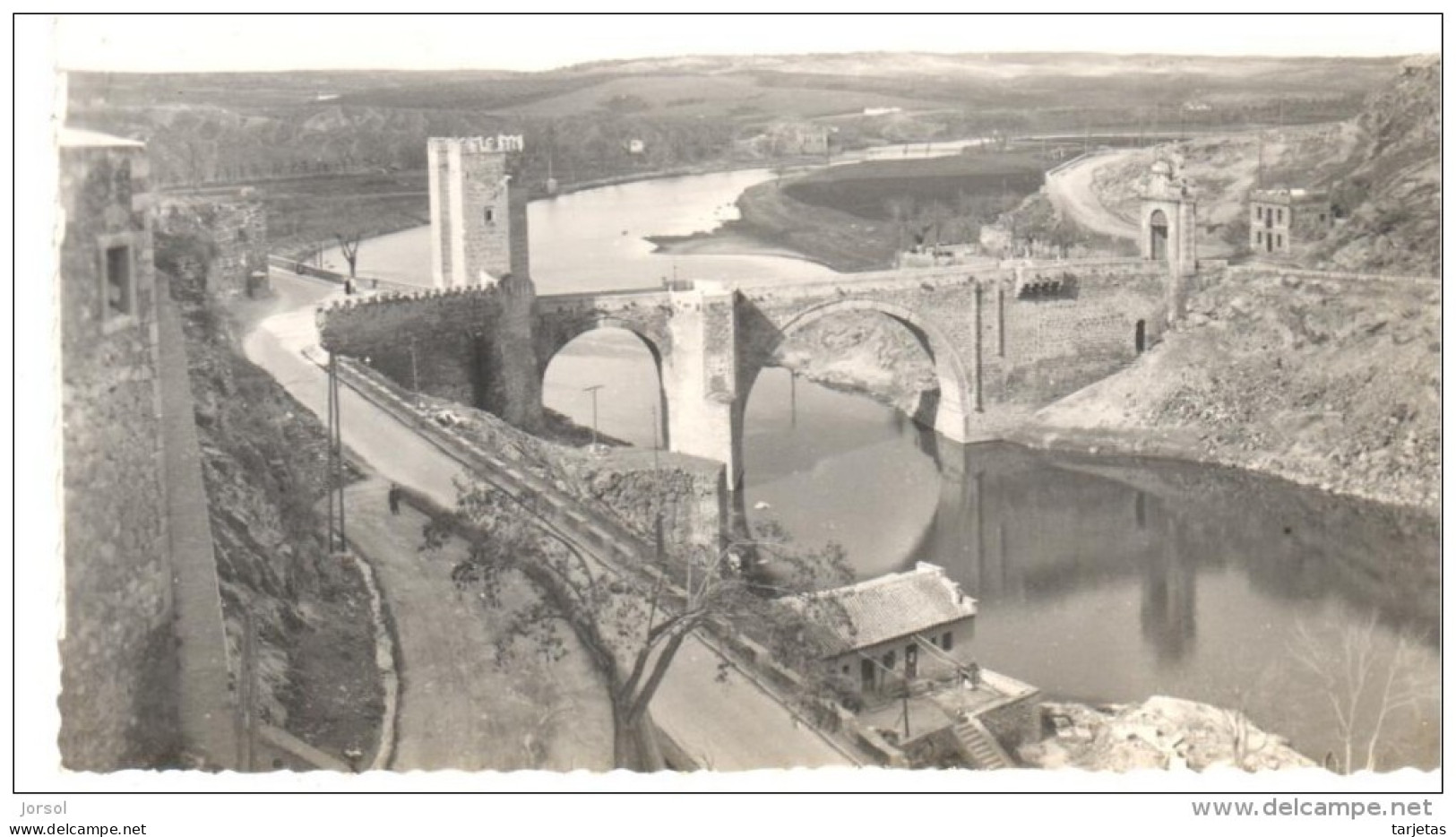 POSTAL    86 .-  TOLEDO  - ESPAÑA  - PUENTE ALCÁNTARA  ( EDIC. ARRIBAS ) - Toledo