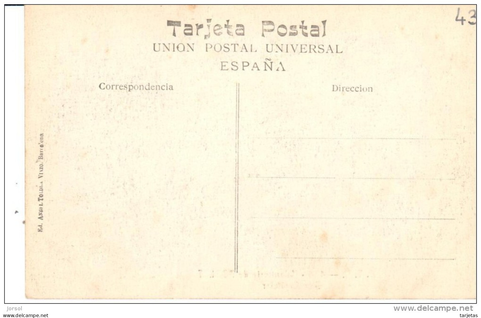 POSTAL    458.-  TARRAGONA  -CATALONIA -- MONASTERIO DE POBLET -  SALA CAPITULAR - Tarragona