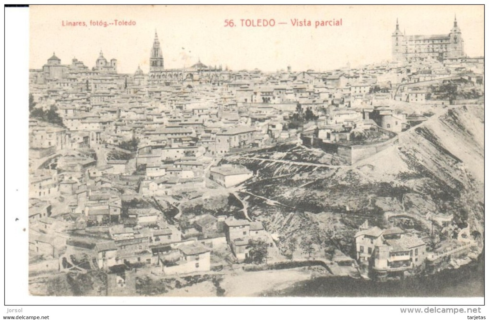 POSTAL    TOLEDO  -ESPAÑA  -  VISTA PARCIAL - Toledo