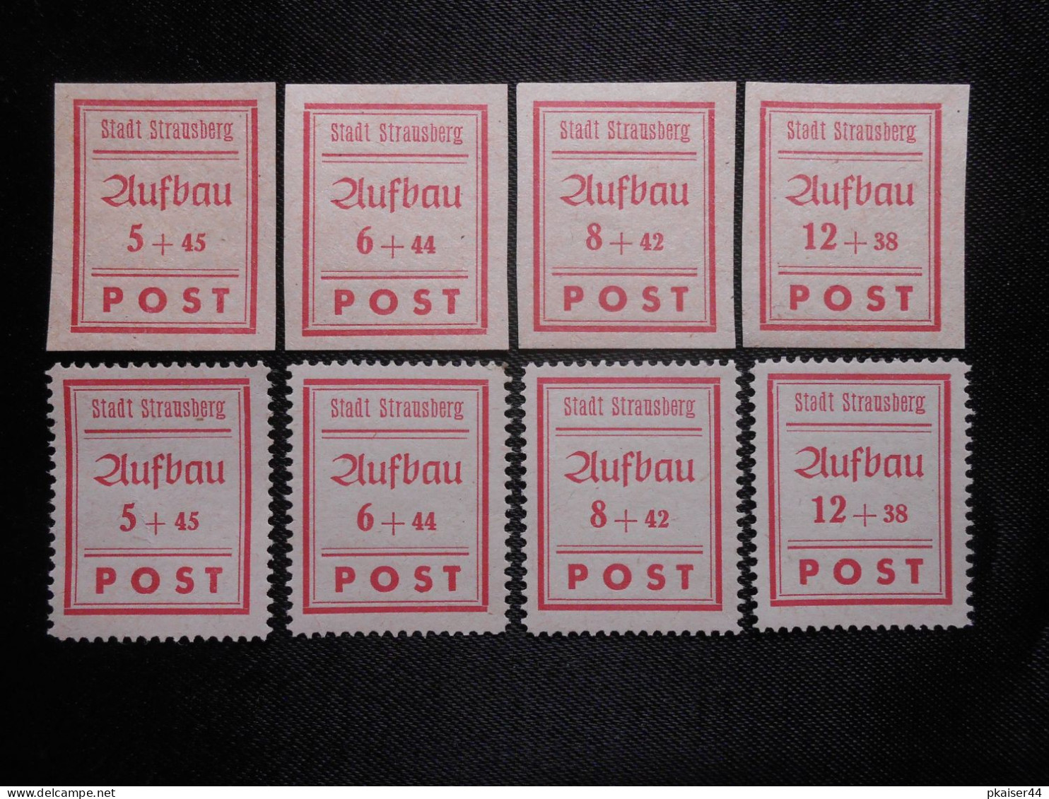 LOK  Mi 34AB-37AB - Satz**  1946 - Mint