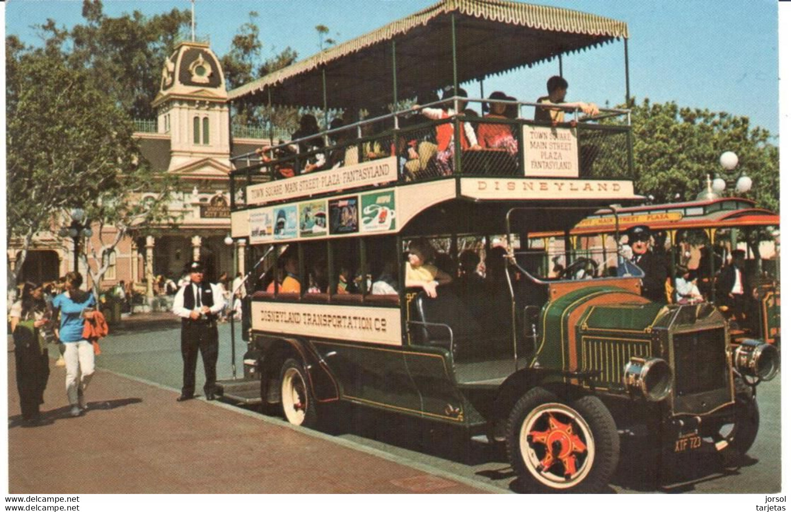 POSTAL   ANAHEIM  -CALIFORNIA  -DISNEYLAND OMNIBUS - Anaheim