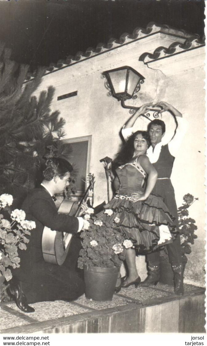 POSTAL FOTOGRAFIA  BAILANDO FLAMENCO - Photos