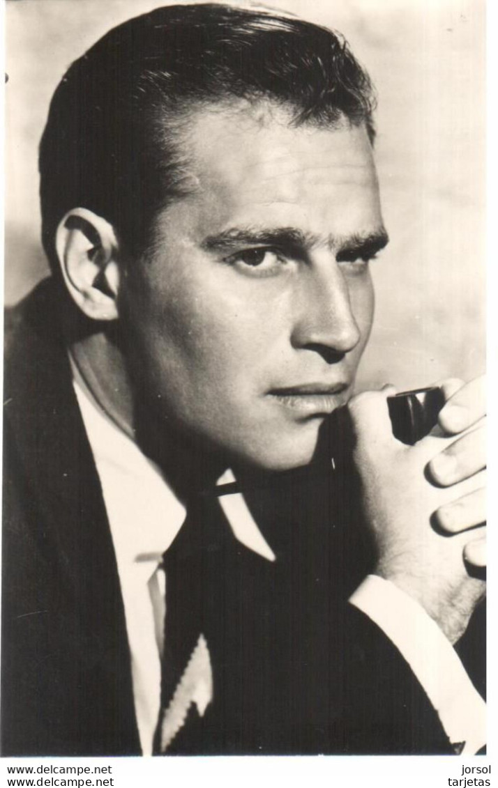 POSTAL   FOTOGRAFIA   DEL ACTOR  CHARLTON HESTON - Photos