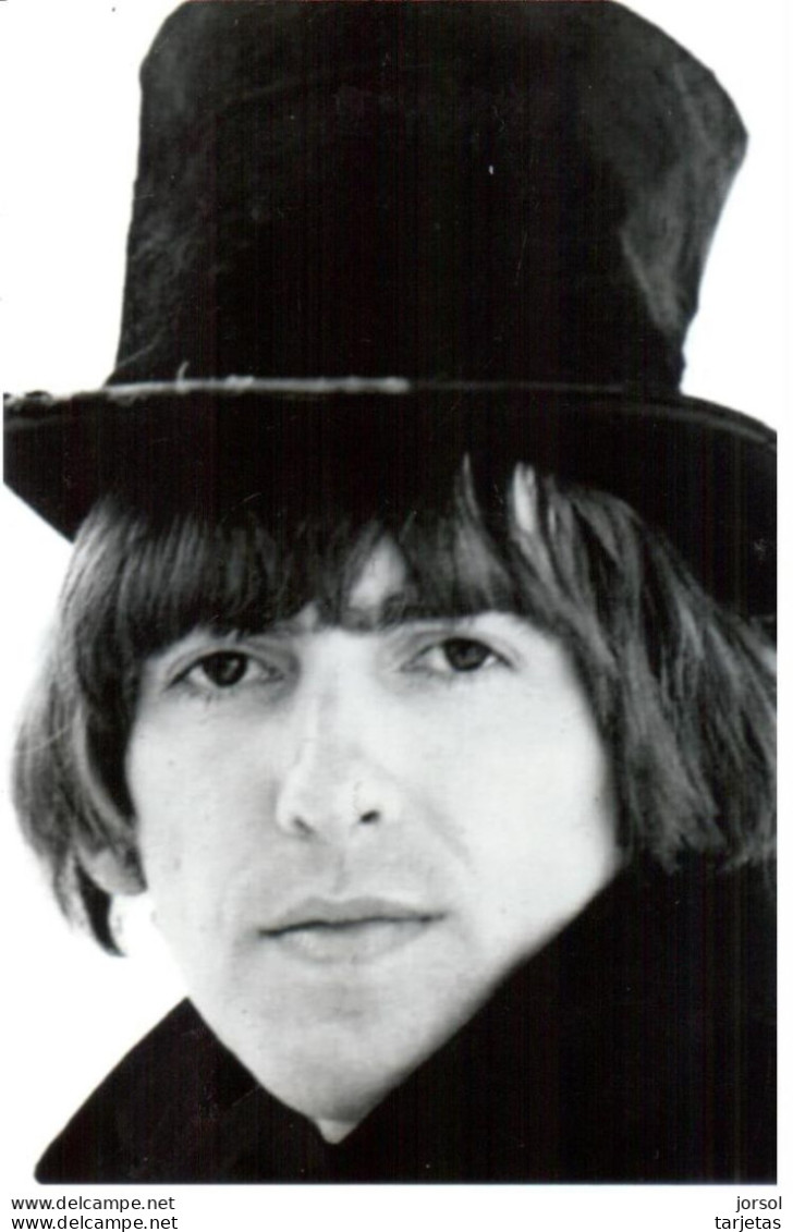 POSTAL   FOTOGRAFIA   DEL CANTANTE DE LOS BEATLES  GEORGE HARRISON - Photographs