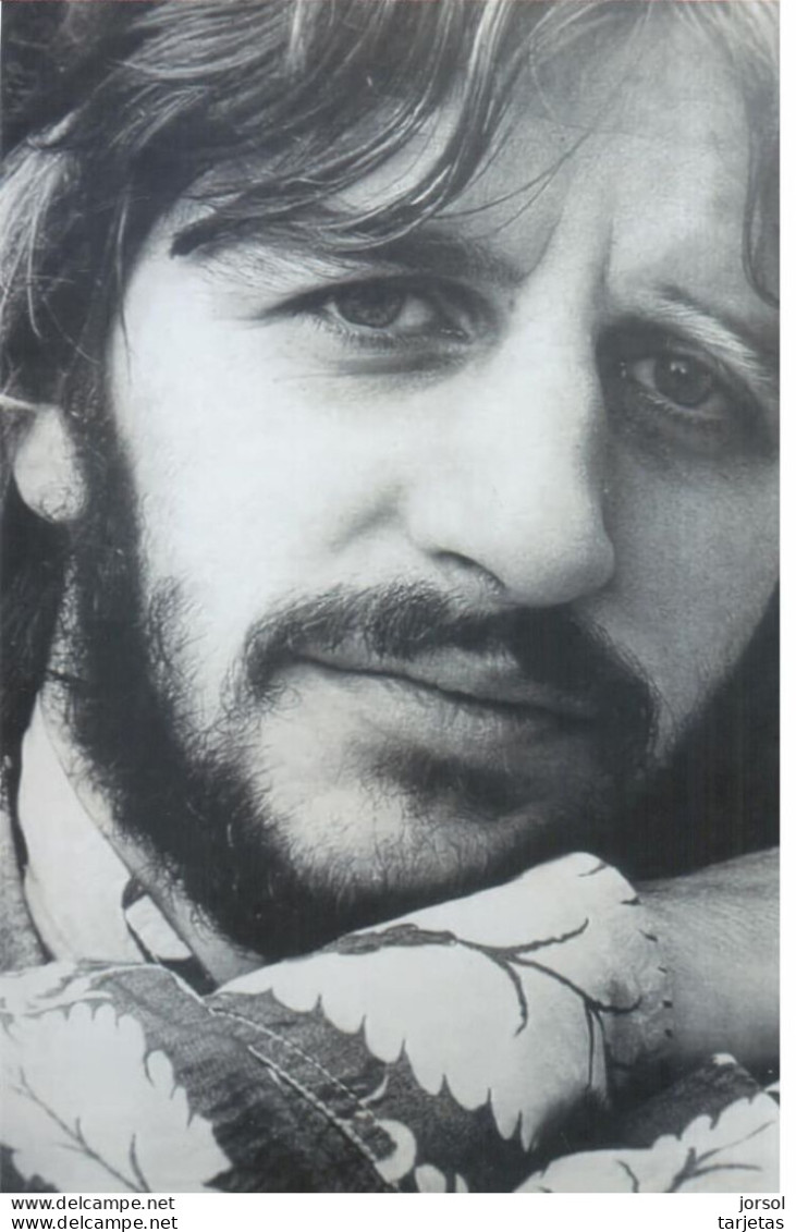 POSTAL   FOTOGRAFIA   DEL CANTANTE DE LOS BEATLES  RINGO STAR - Photos