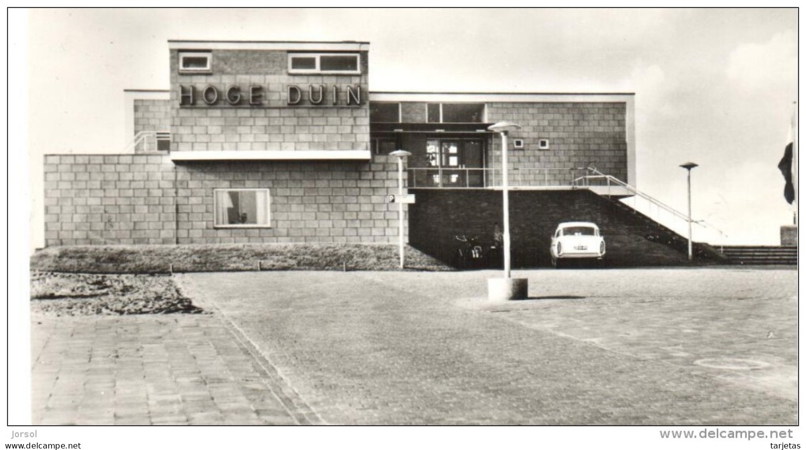 POSTAL   WIJK AAN ZEE  - HOLLAND  -HOTEL CAFE RESTAURANT  HET HOGE DUIN - Wijk Aan Zee