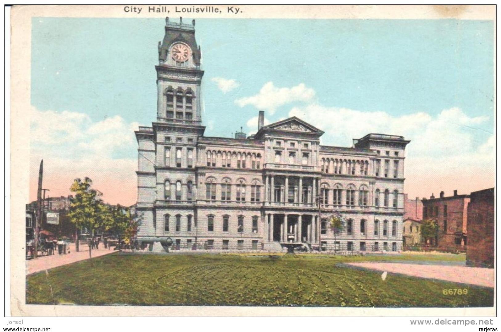 POSTAL    LOUISVILLE  KENTUCKY   - CITY HALL  ( AYUNTAMIENTO ) - Louisville