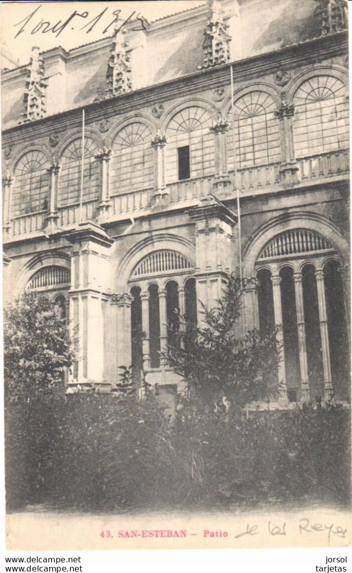 POSTAL    SAN ESTEBAN  -SALAMANCA  -PATIO DE LOS REYES - Autres & Non Classés