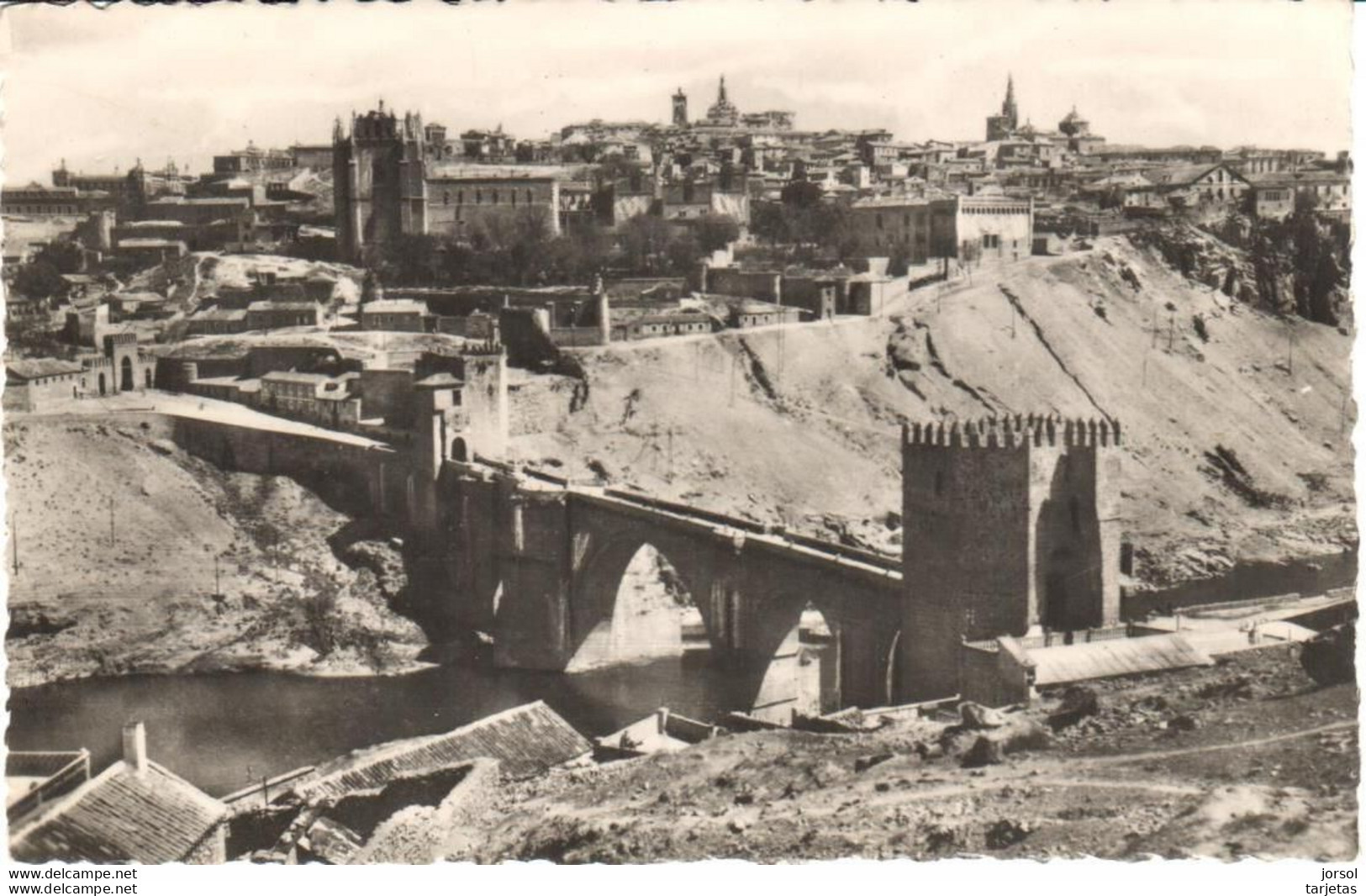 POSTAL    TOLEDO  -ESPAñA  -PUENTE DE SAN MARTIN - Toledo