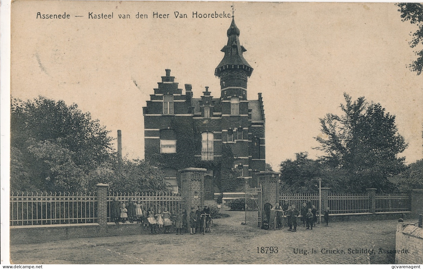 ASSENEDE  KASTEEL VAN DEN HEER VAN HOOREBEKE     ZIE AFBEELDINGEN - Assenede