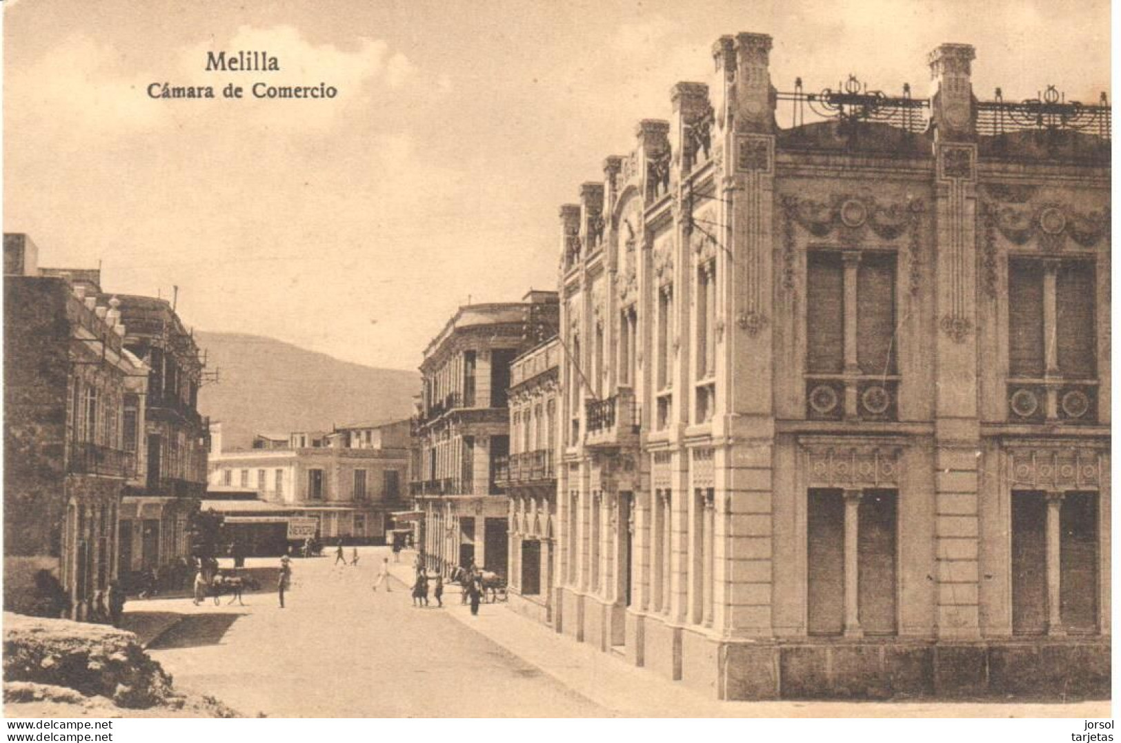 POSTAL   MELILLA (COMUNIDAD ESPAÑOLA)  AFRICA  -CAMARA DE COMERCIO - Melilla