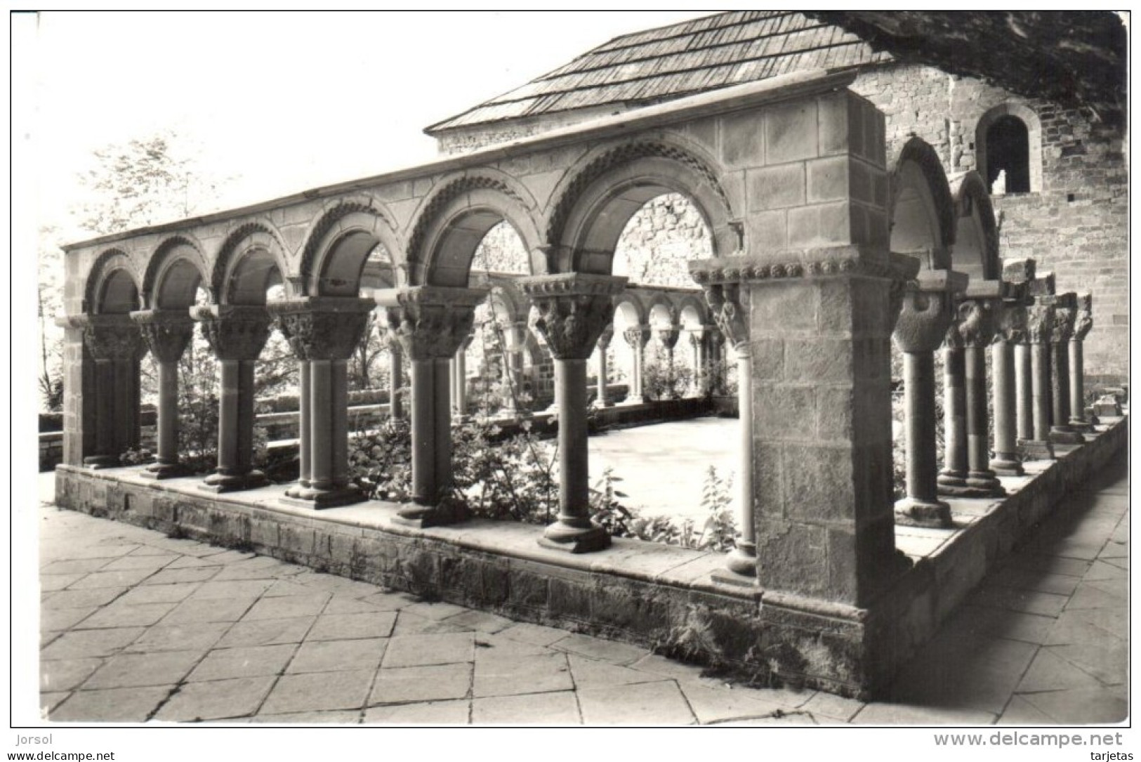 POSTAL   SANTA CRUZ DE LA SERÓS  -HUESCA  - MONASTERIO SAN JUAN DE LA PEÑA  -CLAUSTRO ROMANICO - Huesca