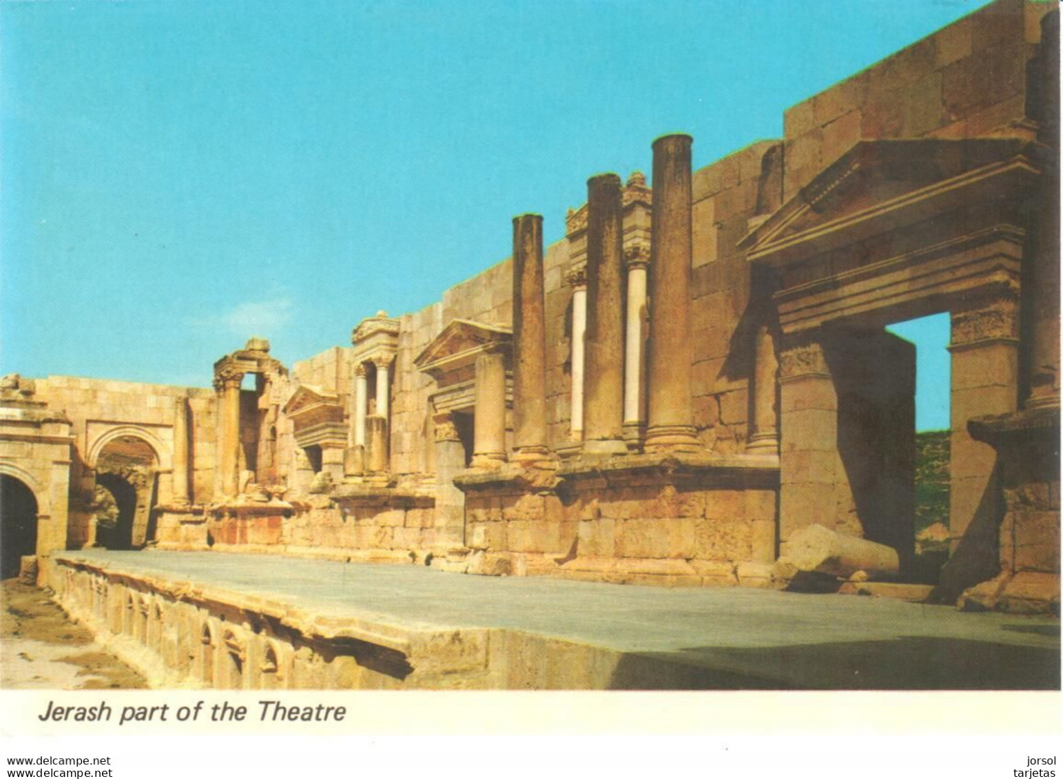 POSTAL    JERASH  -JORDANIA  -PART OF THE THEATRE - Jordanie