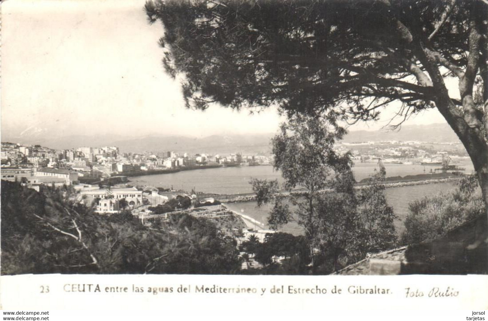 POSTAL   CEUTA -COLONIA ESPAñOLA EN  AFRICA  -UNA HERMOSA VISTA DE LA CIUDAD - Ceuta