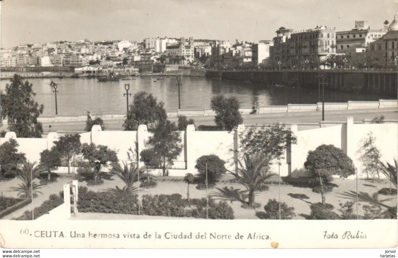 POSTAL   CEUTA -COLONIA ESPAñOLA EN  AFRICA  -UNA HERMOSA VISTA DE LA CIUDAD - Ceuta