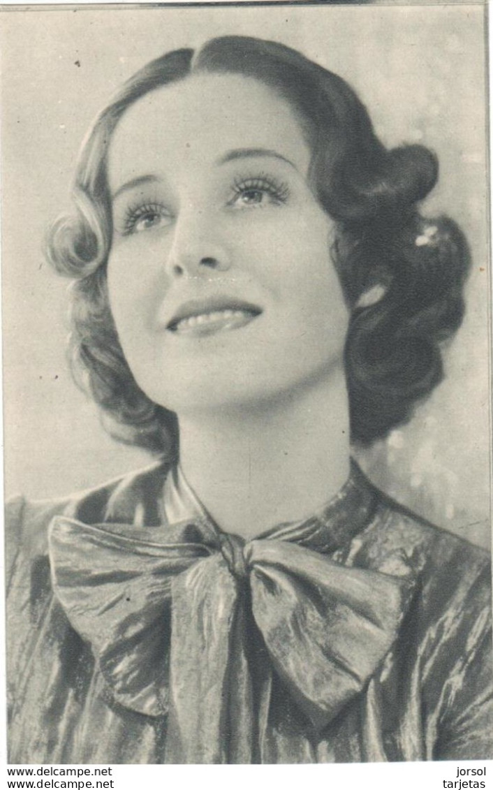 POSTAL   FOTOGRAFIA   DE LA ACTRIZ  NORMA  SHEARER - Photos