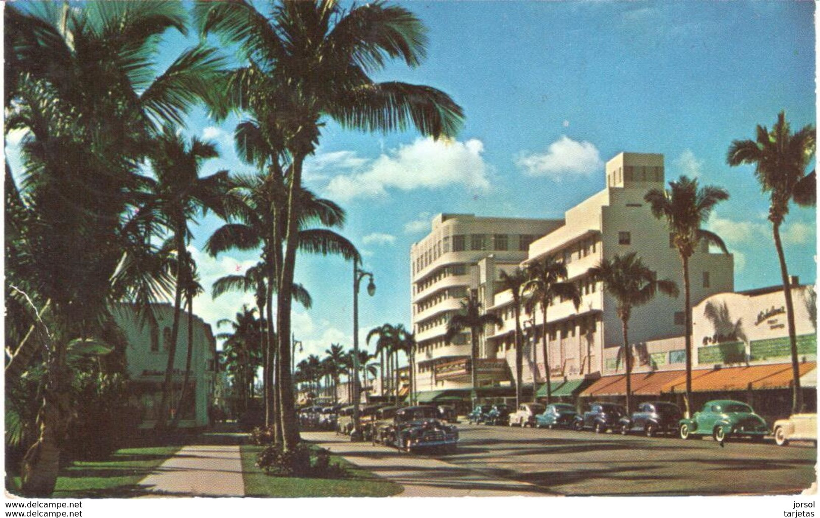 POSTAL    MIAMI BEACH  -FLORIDA -EE.UU. -LINCOLN ROAD  (CALLE LINCOLN) - Miami Beach