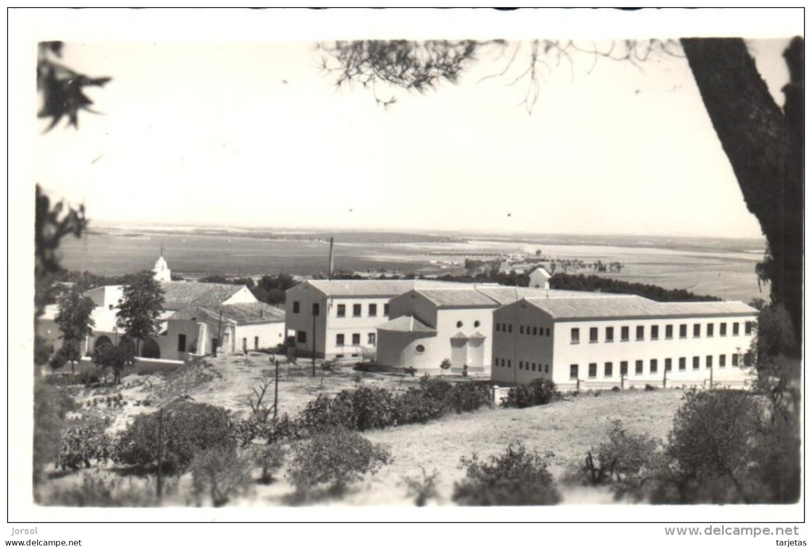 POSTAL   82.-  HUELVA  -ESPAÑA  -  CASA EJERCICIOS Y SANTUARIO NUESTRA SEÑORA DE LA CINTA  ( EDIC. ARRIBA ) - Huelva