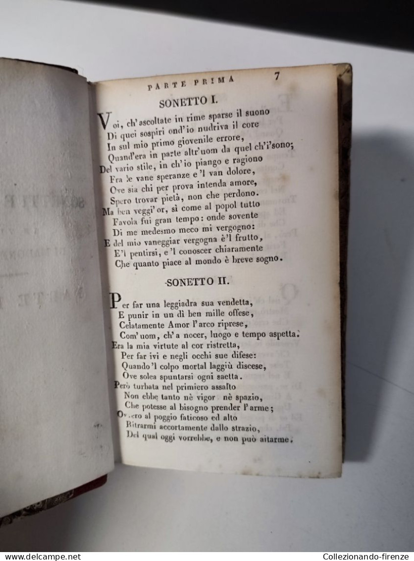 Rime di Francesco Petrarca Firenze 1827 Vol. 1-2