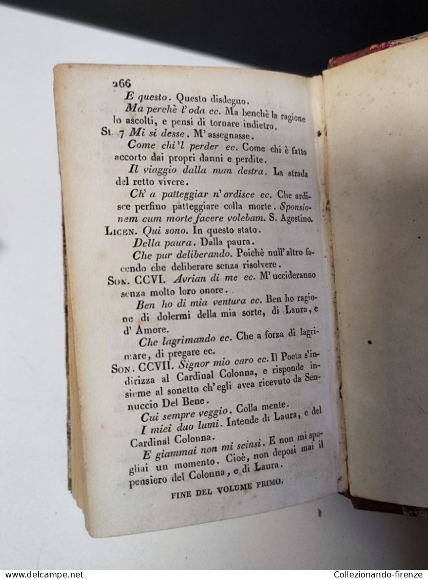 Rime di Francesco Petrarca Firenze 1827 Vol. 1-2