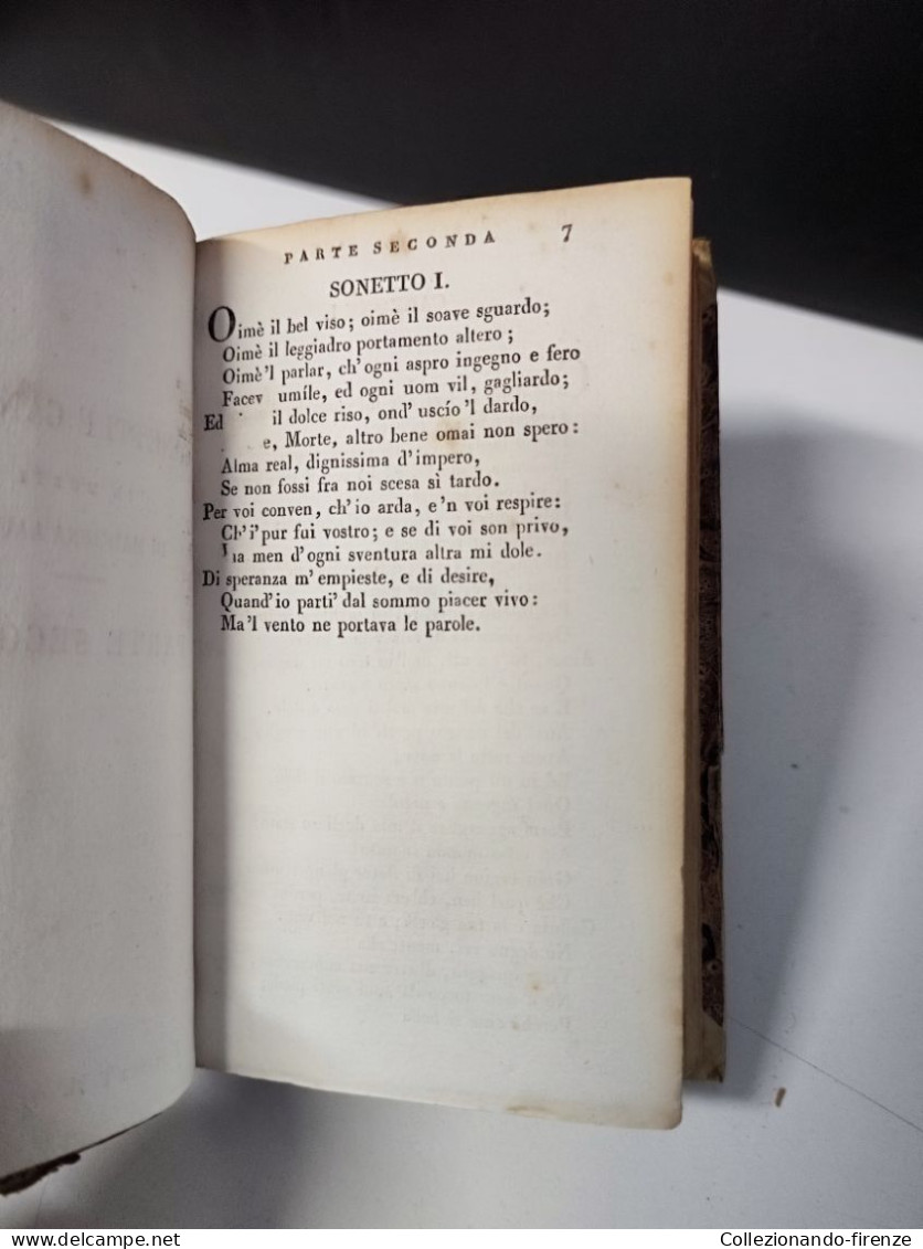 Rime di Francesco Petrarca Firenze 1827 Vol. 1-2