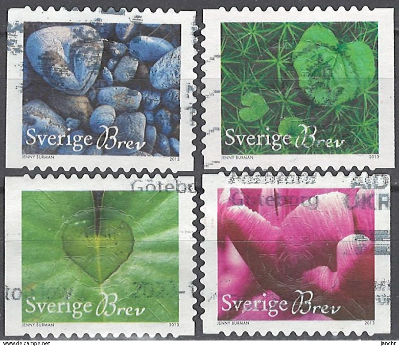 Sweden 2013. Mi.Nr. 2917-2920, Used O - Used Stamps