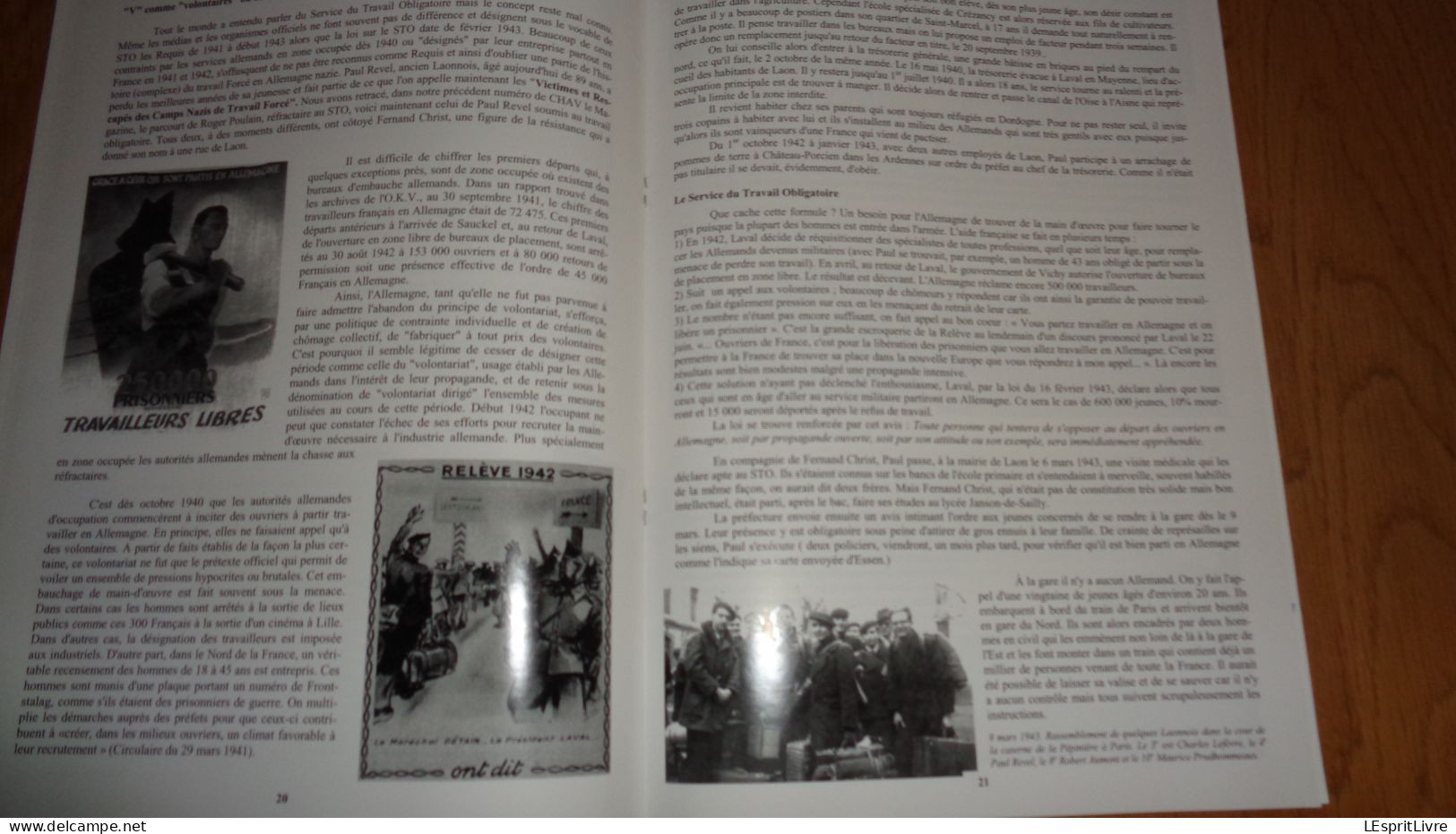 Le Magazine C H A V N° 11 Régionalisme Chavignon Aisne Histoire Guerre 14 18 Hitler à Margival 40 45 V STO Bois Caures