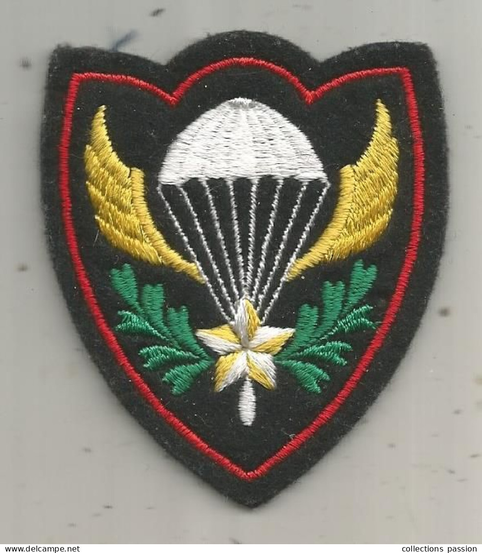 Militaria, écusson Tissu, Commando De L'air, 2 Scans, Parachutiste - Ecussons Tissu