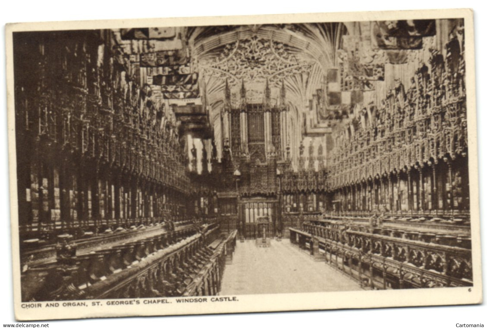 Windsor Castle - Choir And Organ St George's Chapel - Windsor Castle