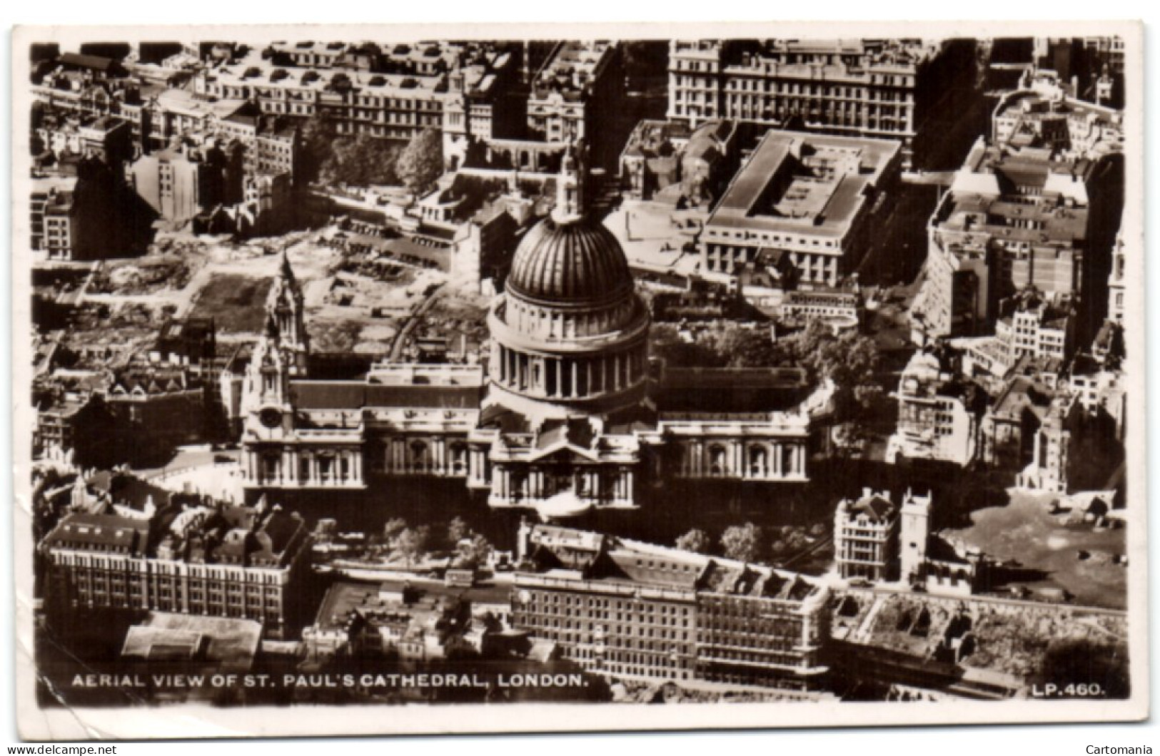 Aerial View Of St. Paul's Cathedral - London - St. Paul's Cathedral