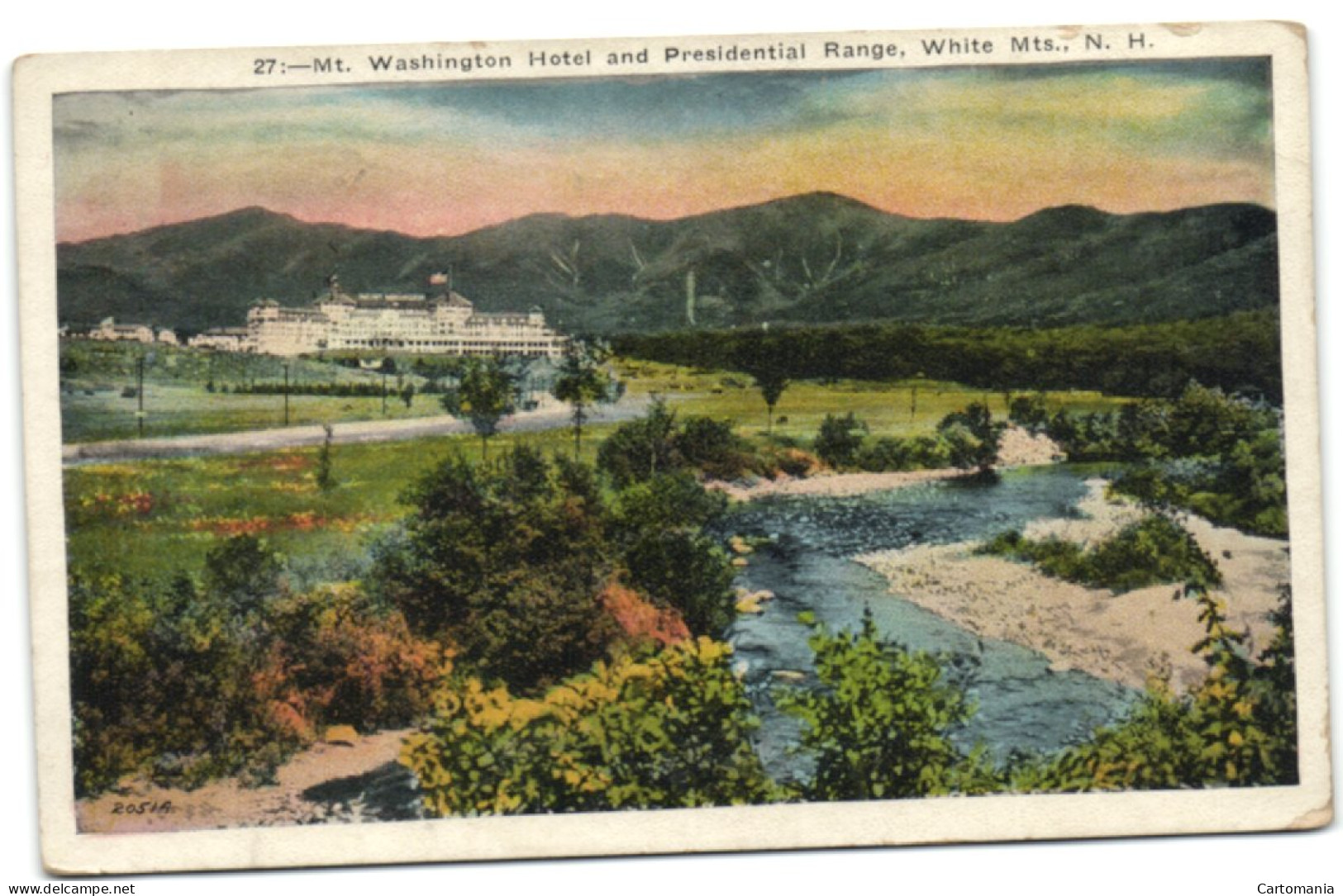 Mt. Washington Hotel And Presidential Rang - White Mts. N.H. - White Mountains