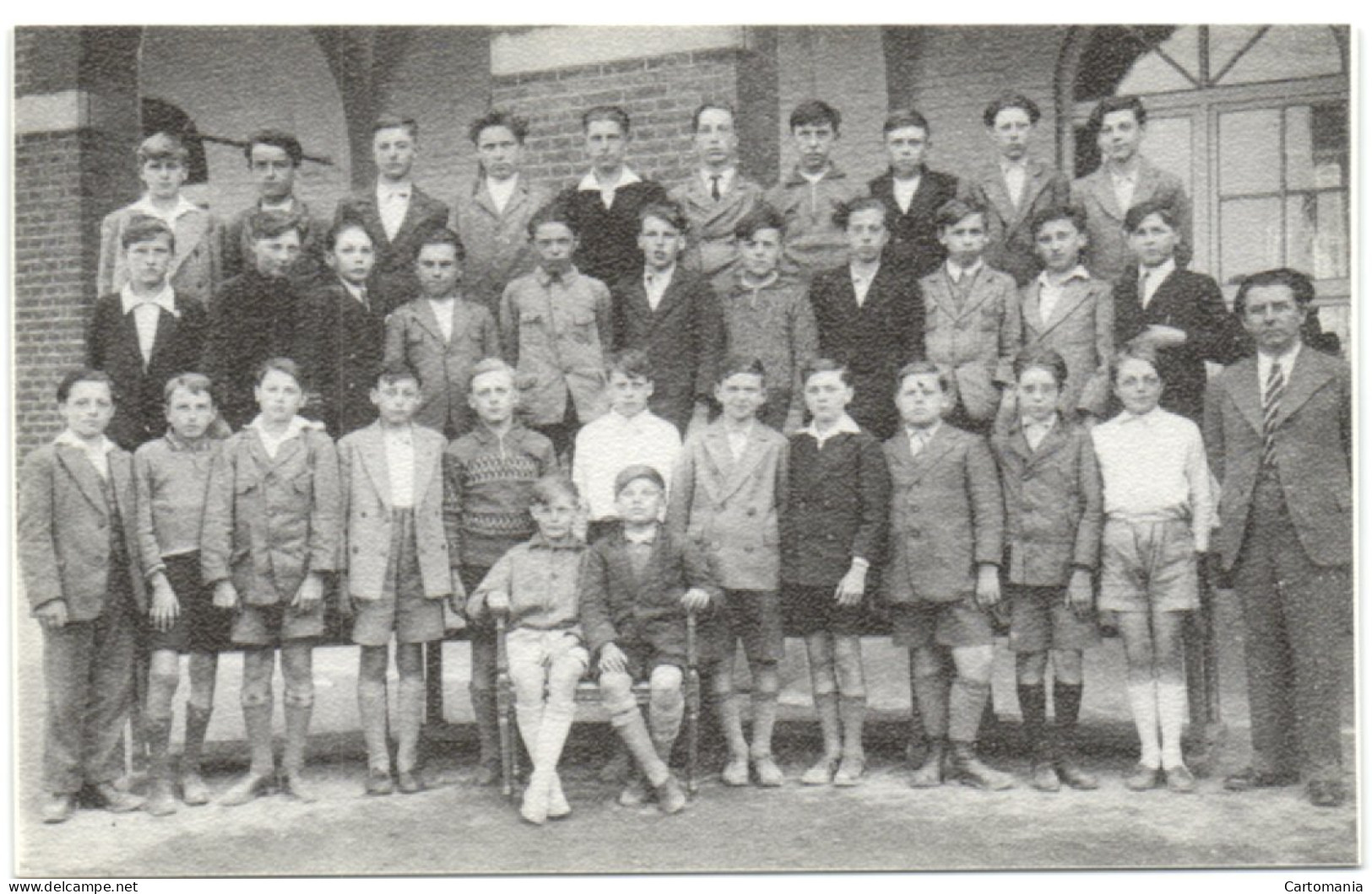 Ecaussinnes Et Son Passé - Les élèves De L'Ecole Communale De Garçons Du Village 4e Degré 7e Année En 1933 … - Ecaussinnes