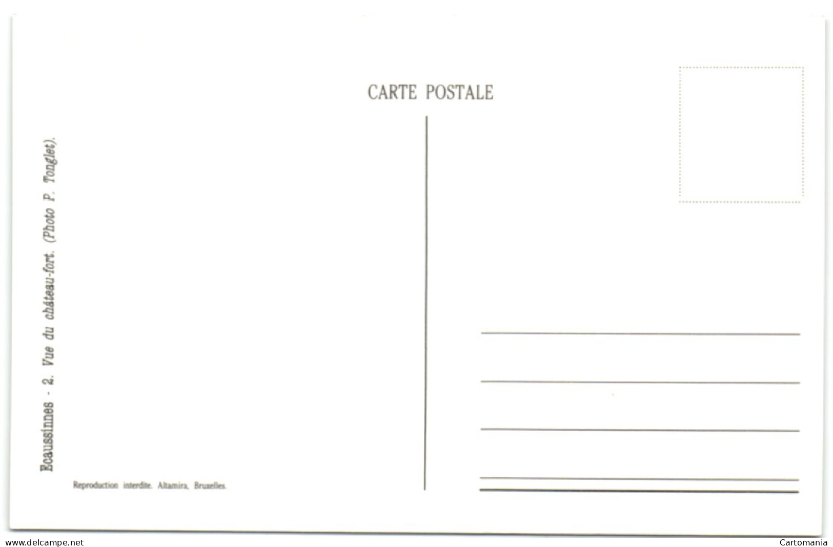 Ecaussinnes - 2 Vue Du Château-Fort - Ecaussinnes