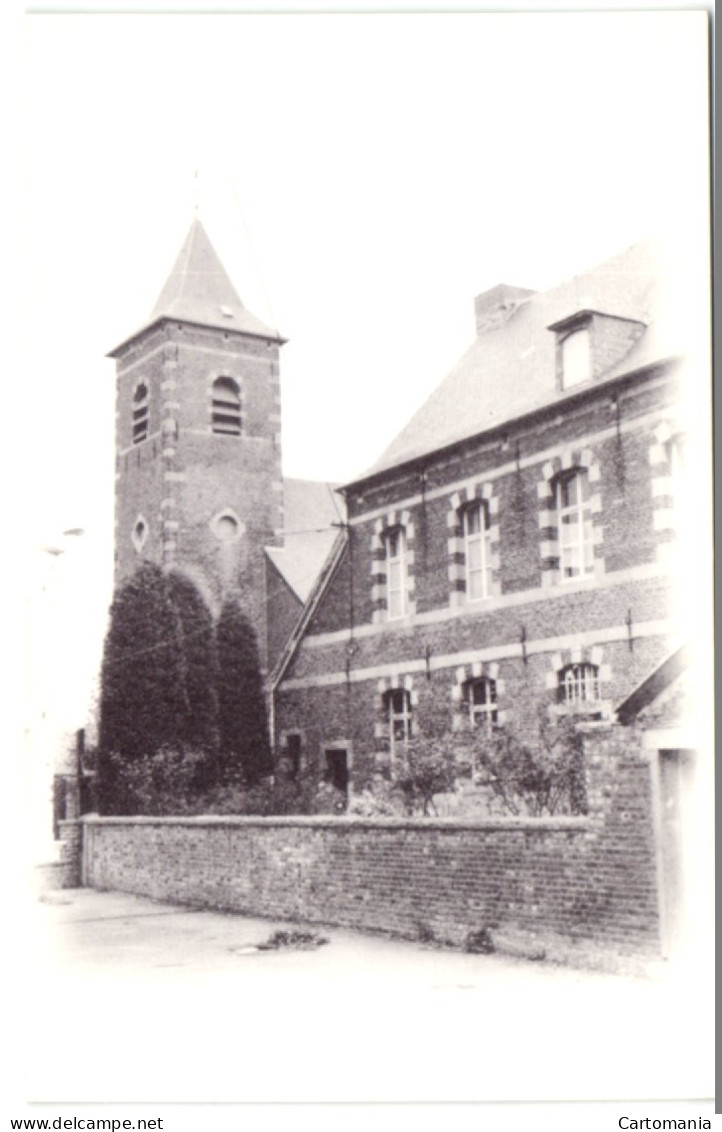 Ecaussinnes - 5 La Cure Et L'église Sainte-Aldegonde De Lalaing - Ecaussinnes