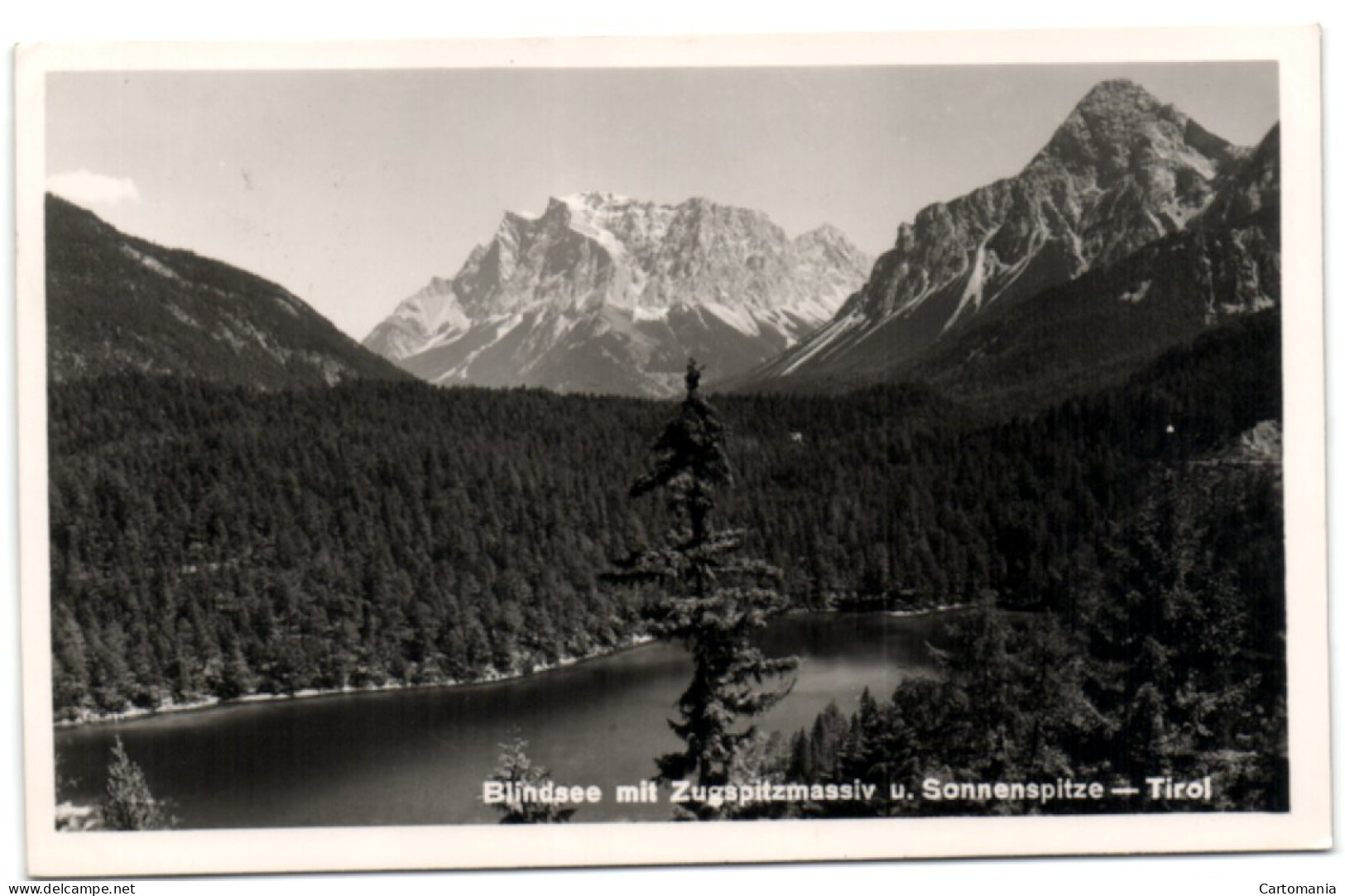 Blindsee Mit Zugspitzmassiv U. Sonnenspitze - Tirol - Ehrwald