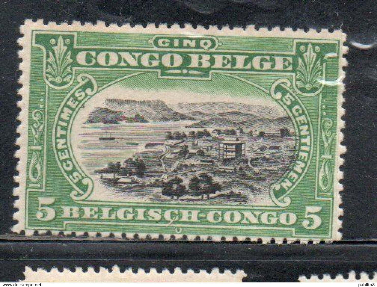 BELGIAN CONGO BELGA BELGE 1894 1901 1900 PORT MATADI CENT. 5c MH - Nuovi