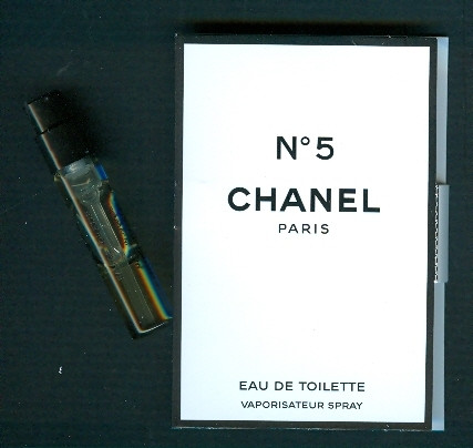 CHANEL, N° 5, Eau De Toilette Spray, 2 Ml, échantillon Tube Sur Carte - Campioncini Di Profumo (testers)