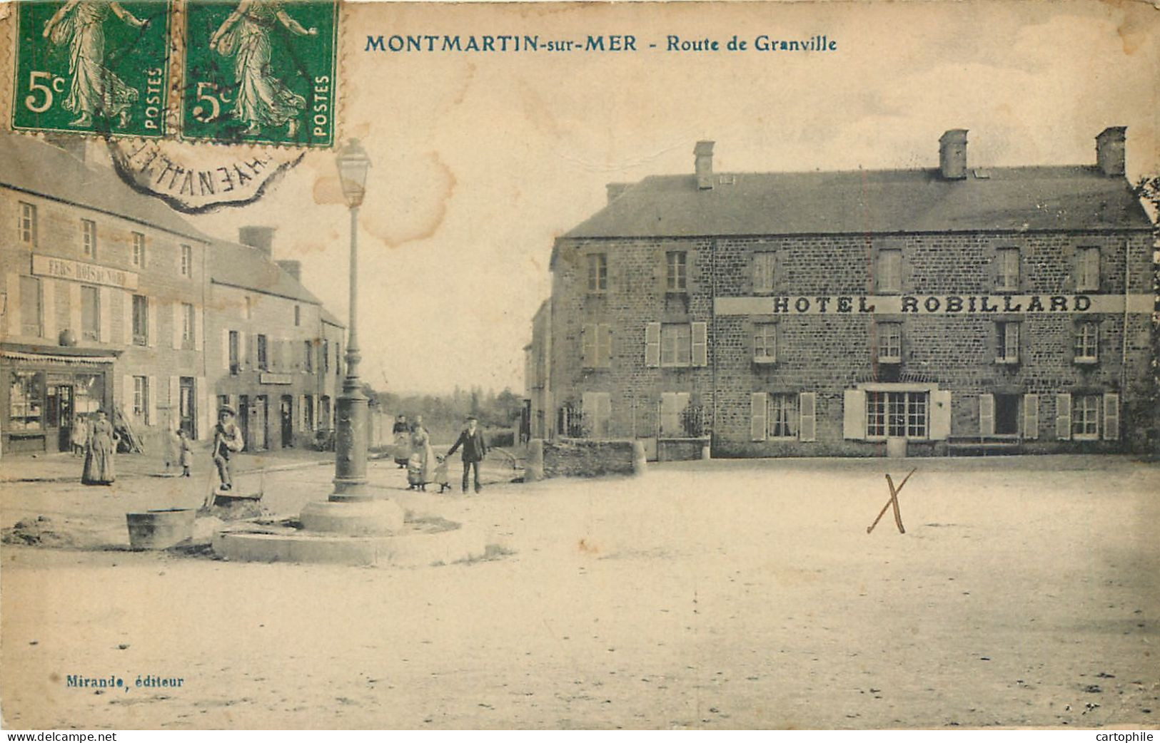 50 - MONTMARTIN SUR MER - Route De Granville - Edit Mirande - Montmartin Sur Mer