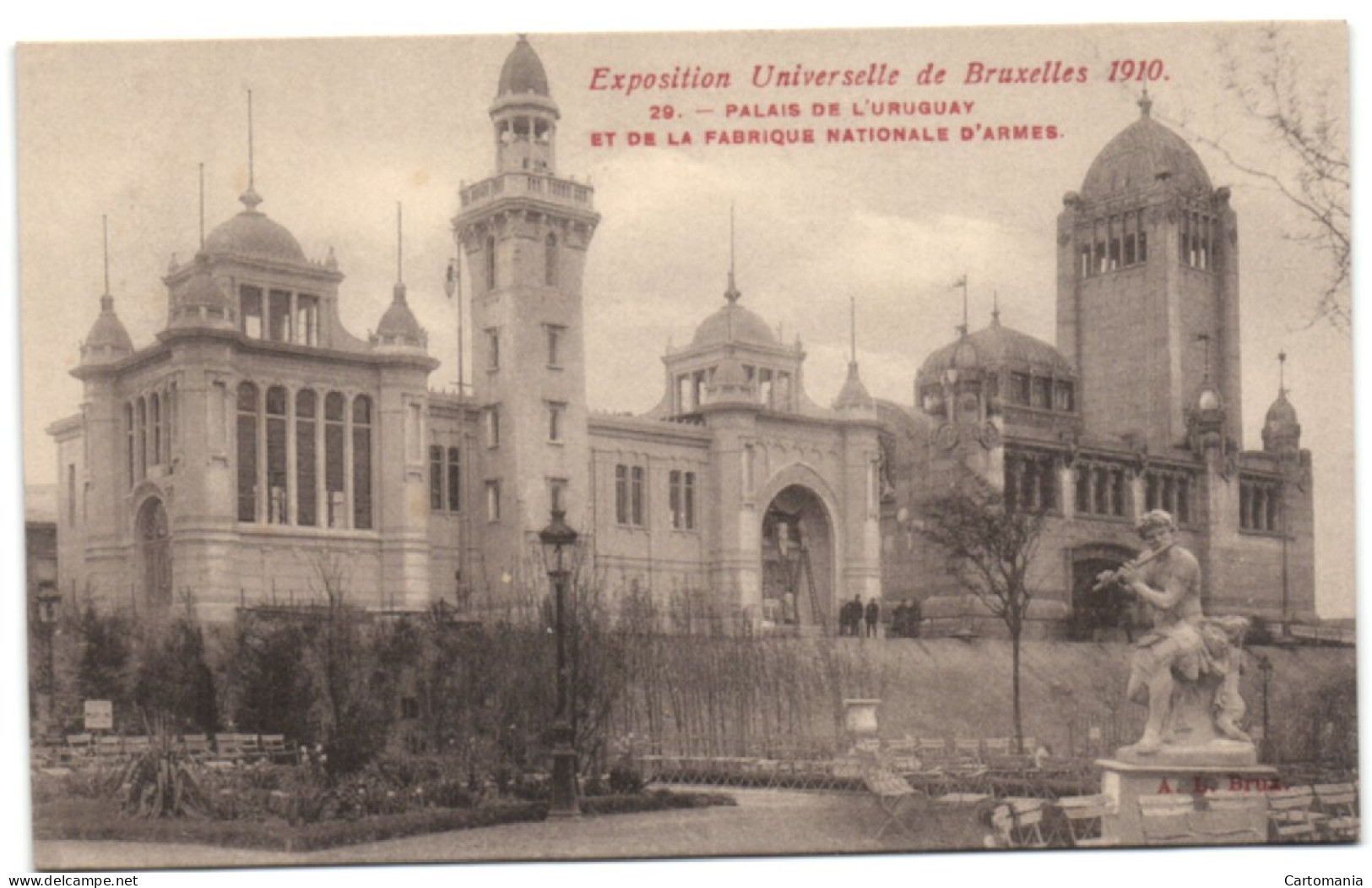 Exposition Universelle De Bruxelles 1910 - Palais De L'Uruguay Et De La Fabrique Nationale D'Armes - Wereldtentoonstellingen