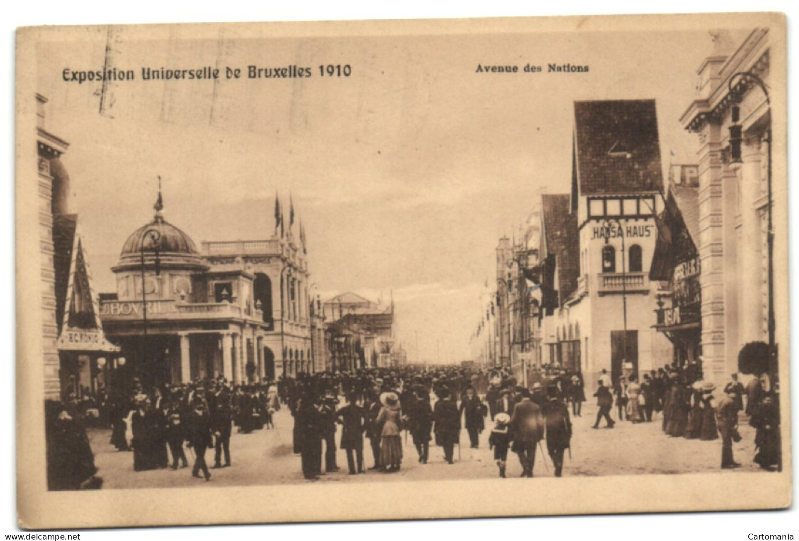 Exposition Universelle De Bruxelles 1910 - Avenue Des Nations - Expositions Universelles