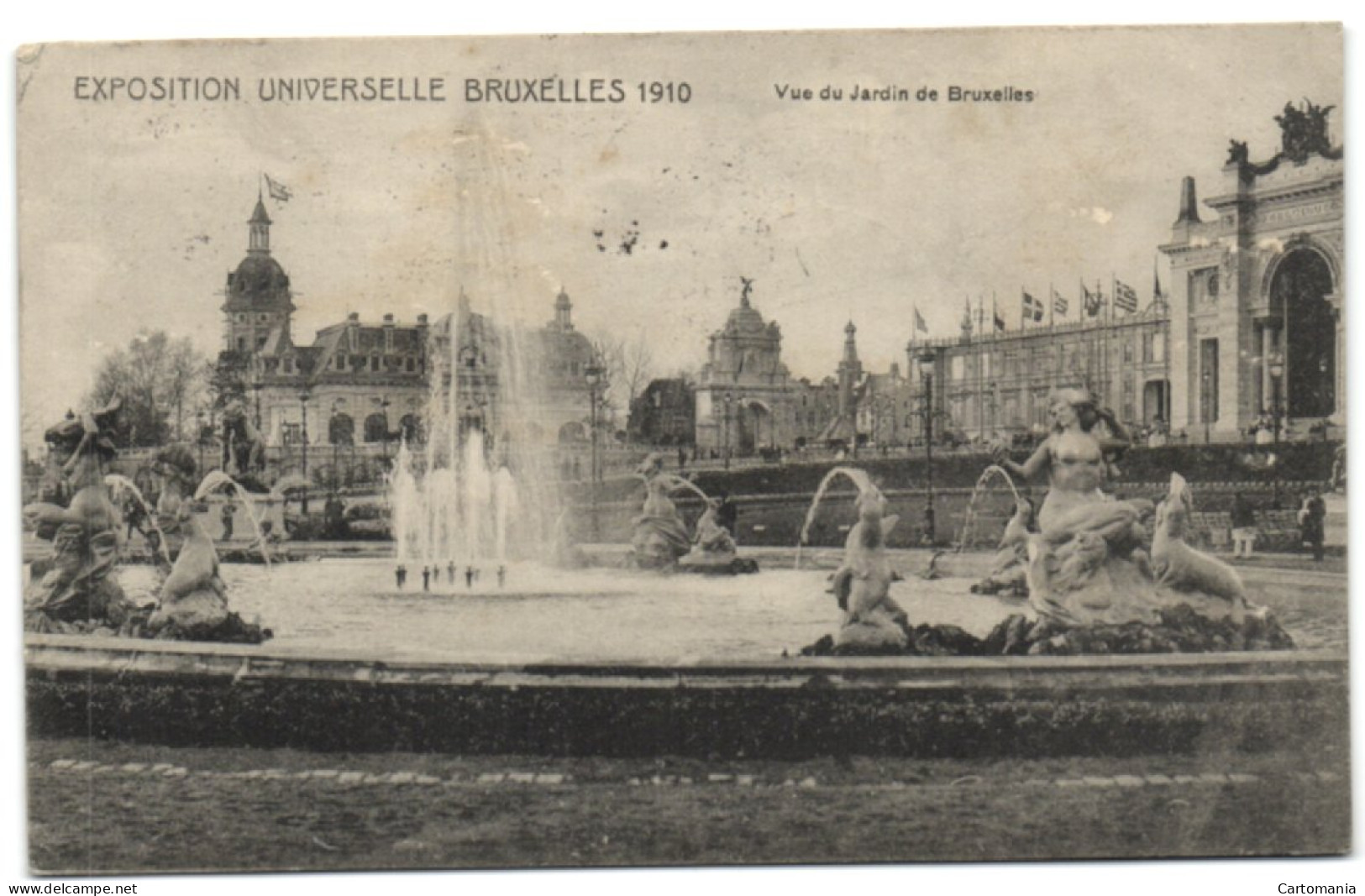 Exposition Universelle De Bruxelles 1910 - Vue Du Jardin De Bruxelles - Expositions Universelles