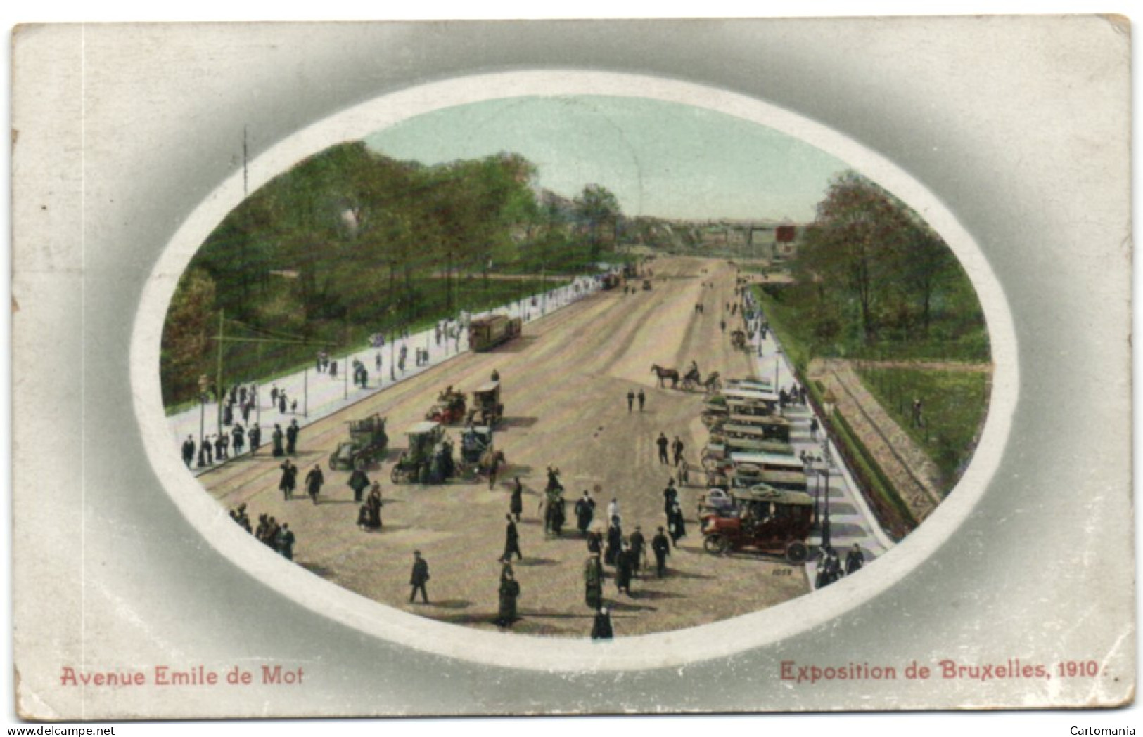 Exposition De Bruxelles 1910 - Avenue Emile De Mot - Expositions Universelles