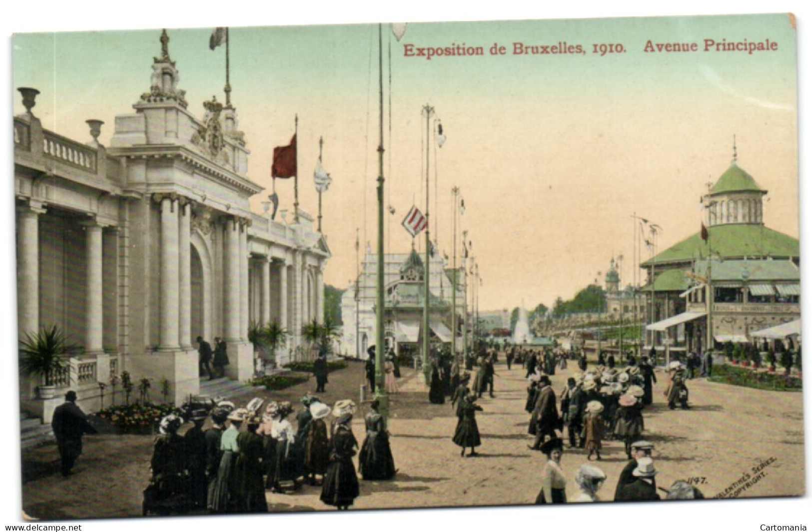 Exposition De Bruxelles 1910 - Avenue Principale - Wereldtentoonstellingen