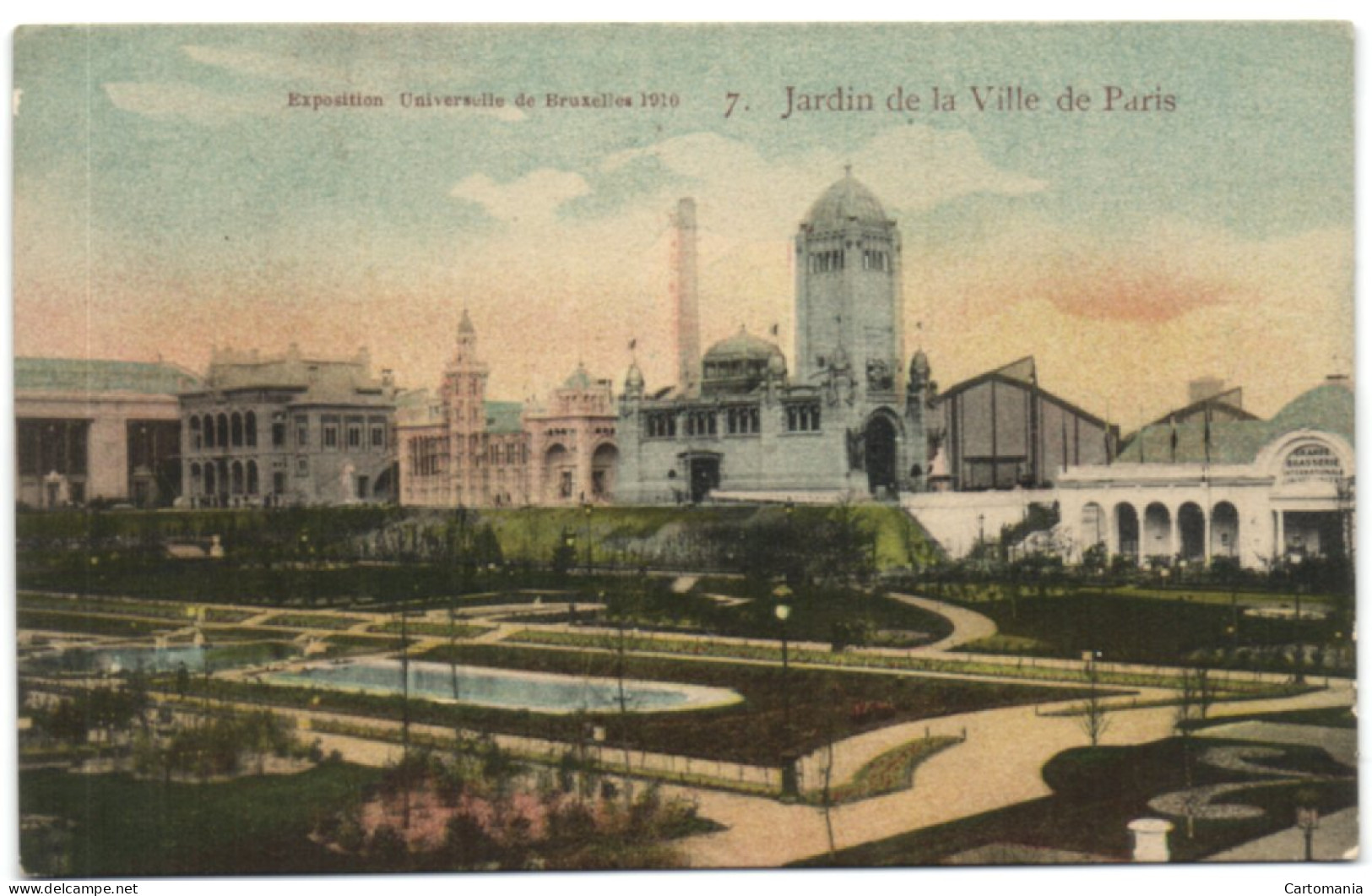 Exposition Universelle De Bruxelles 1910 - Jardin De La Ville De Paris - Wereldtentoonstellingen