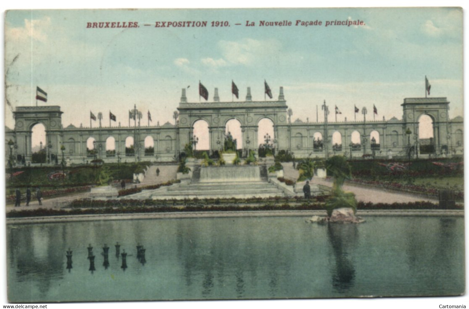 Bruxelles - Exposition 1910 - La Nouvelle Façade Principale - Expositions Universelles