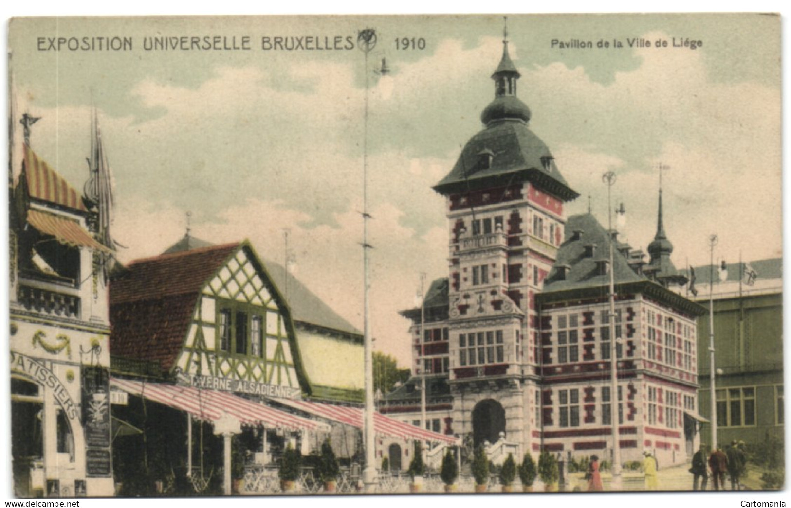 Exposition Universele De Bruxelles 1910 - Pavillon Dela Ville De Liège - Expositions Universelles