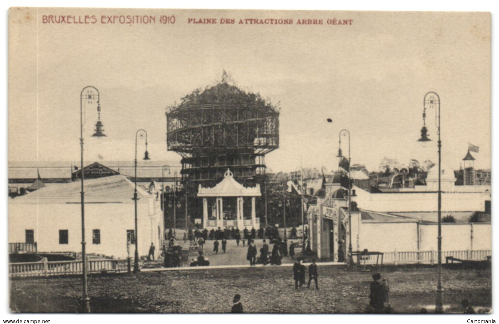 Bruxelles Exposition 1910 - Plaine Des Attractions Arbre Géant - Expositions Universelles