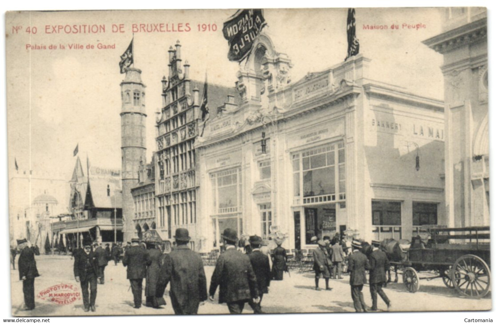 Exposition De Bruxelles 1910 - Maison Du Peuple - Expositions Universelles