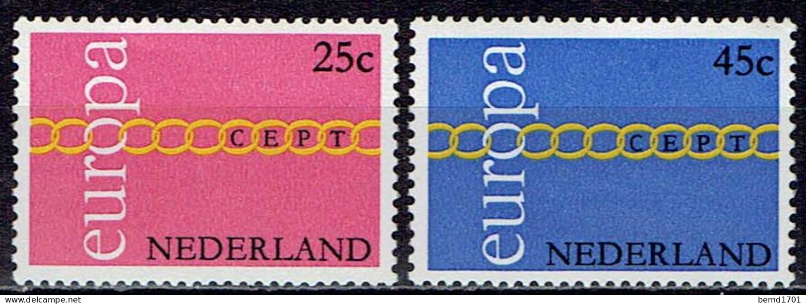 Niederlande / Netherland - Mi-Nr 963/964 Ungebraucht / MNH ** (e807) - 1971